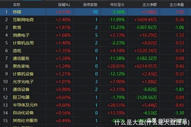 什么是大盘(什么是大盘压单)