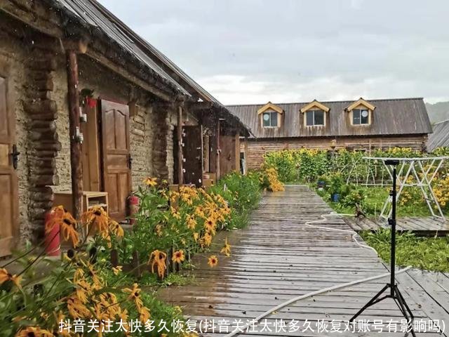 抖音关注太快多久恢复(抖音关注太快多久恢复对账号有影响吗)