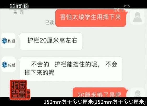 250mm等于多少厘米(250mm等于多少厘米)
