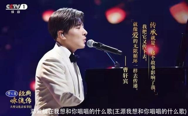 邓紫棋在我想和你唱唱的什么歌(王源我想和你唱唱的什么歌)