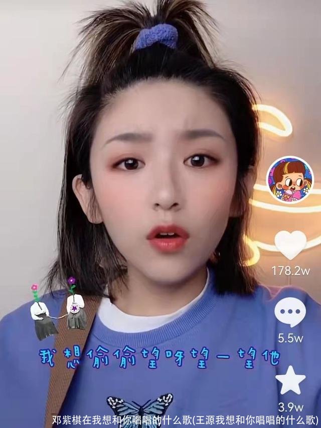 邓紫棋在我想和你唱唱的什么歌(王源我想和你唱唱的什么歌)