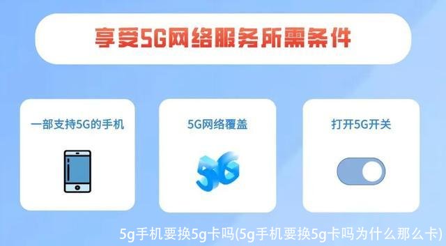 5g手机要换5g卡吗(5g手机要换5g卡吗为什么那么卡)
