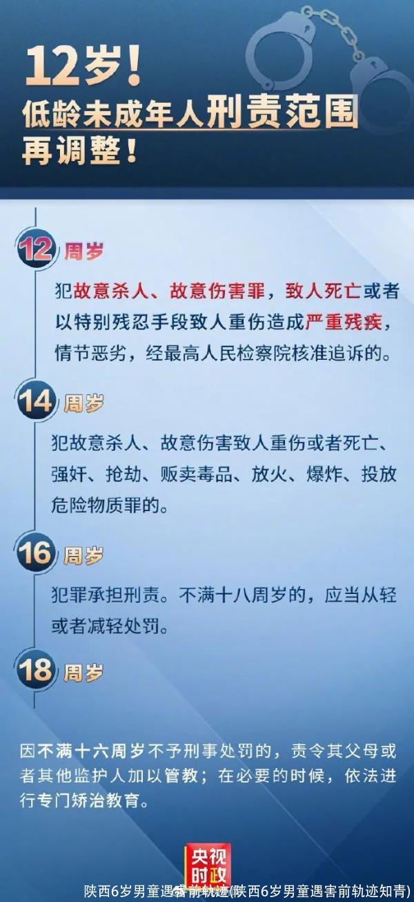 陕西6岁男童遇害前轨迹(陕西6岁男童遇害前轨迹知青)