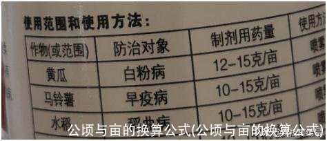 公顷与亩的换算公式(公顷与亩的换算公式)