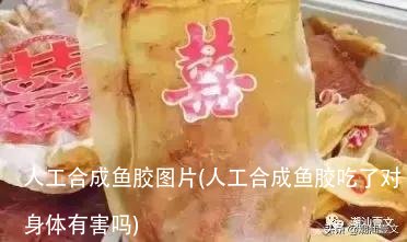 人工合成鱼胶图片(人工合成鱼胶吃了对身体有害吗)