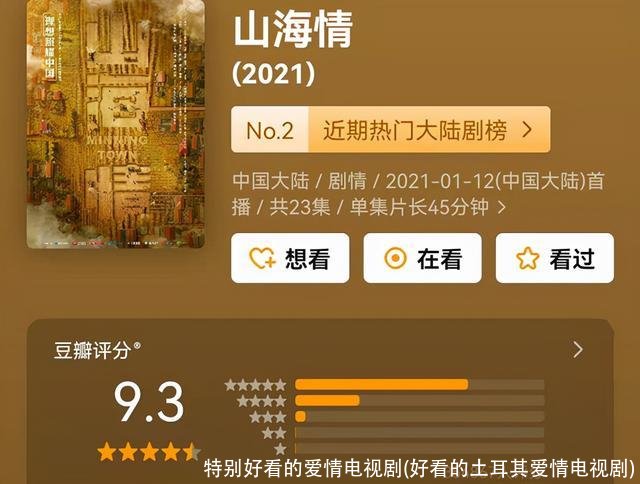 特别好看的爱情电视剧(好看的土耳其爱情电视剧)