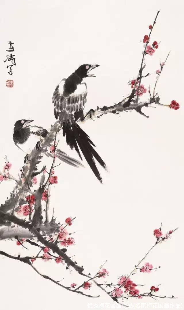 优秀梅花国画作品(名家梅花国画作品)