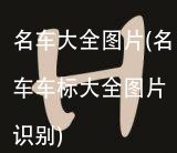 名车大全图片(名车车标大全图片识别)