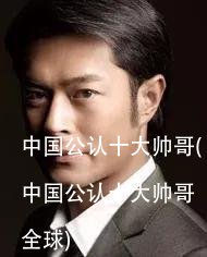 中国公认十大帅哥(中国公认十大帅哥 全球)