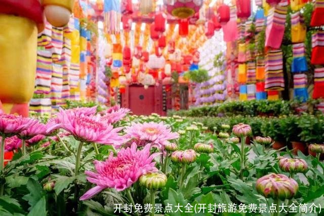 开封免费景点大全(开封旅游免费景点大全简介)