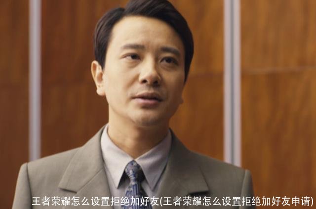 王者荣耀怎么设置拒绝加好友(王者荣耀怎么设置拒绝加好友申请)