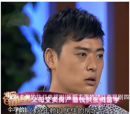 张桐主演的抗日电视剧(张桐主演的抗日电视剧四个字的)