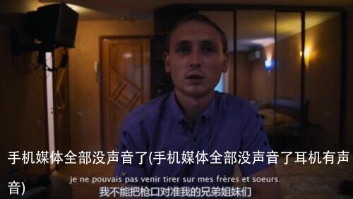 手机媒体全部没声音了(手机媒体全部没声音了耳机有声音)
