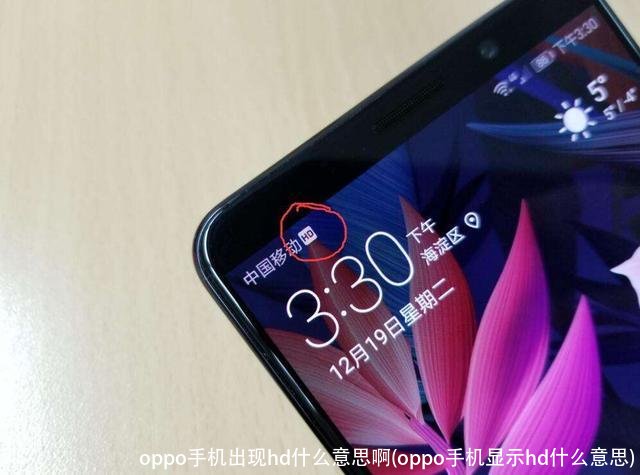 oppo手机出现hd什么意思啊(oppo手机显示hd什么意思)
