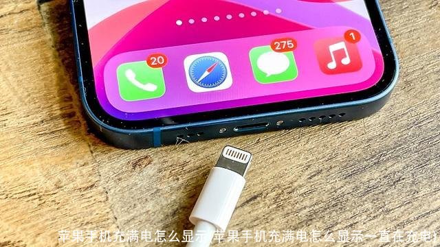 苹果手机充满电怎么显示(苹果手机充满电怎么显示一直在充电)