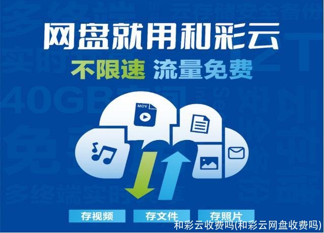 和彩云收费吗(和彩云网盘收费吗)