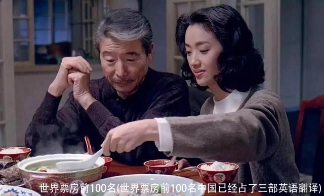 世界票房前100名(世界票房前100名中国已经占了三部英语翻译)