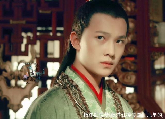 杨洋红楼梦(杨洋红楼梦是几几年的)
