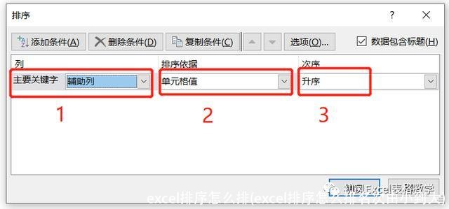 excel排序怎么排(excel排序怎么排名次由小到大)