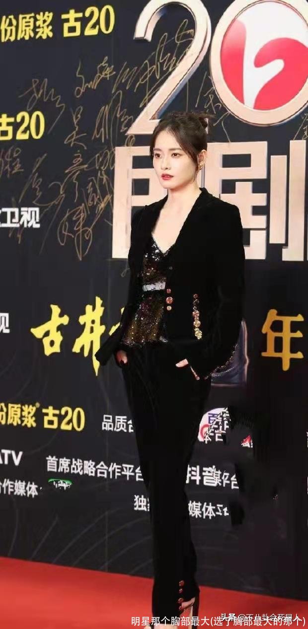 明星那个胸部最大(选了胸部最大的那个)