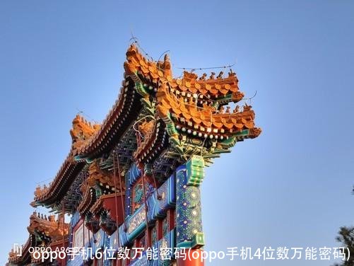 oppo手机6位数万能密码(oppo手机4位数万能密码)