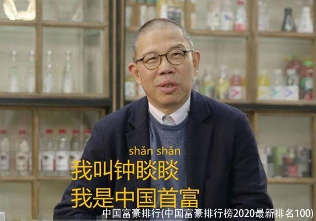 中国富豪排行(中国富豪排行榜2020最新排名100)