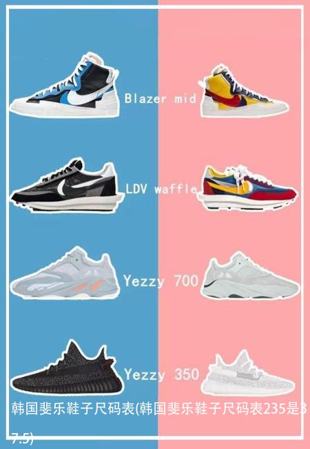 韩国斐乐鞋子尺码表(韩国斐乐鞋子尺码表235是37.5)