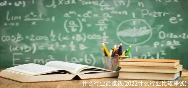 什么行业最赚钱(2022什么行业比较挣钱)