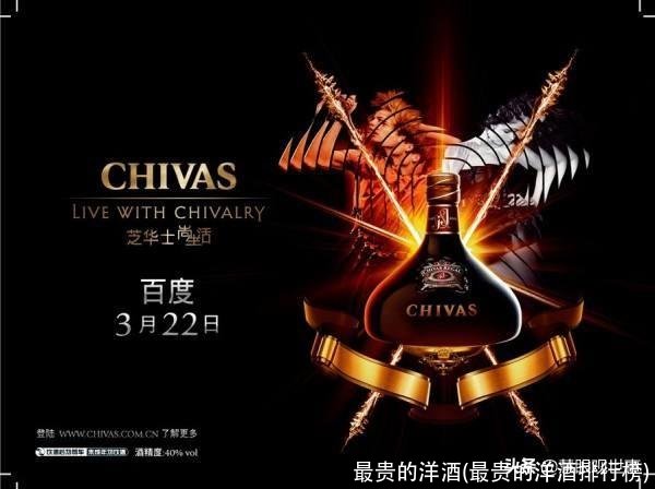 最贵的洋酒(最贵的洋酒排行榜)