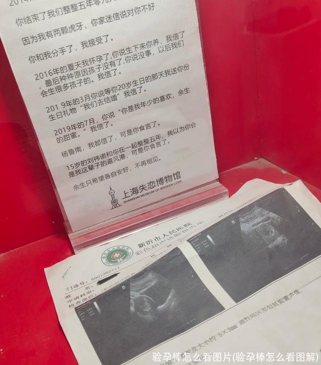 验孕棒怎么看图片(验孕棒怎么看图解)