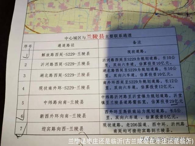 兰陵是枣庄还是临沂(古兰陵是在枣庄还是临沂)