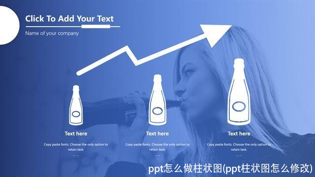 ppt怎么做柱状图(ppt柱状图怎么修改)