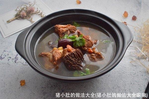 猪小肚的做法大全(猪小肚的做法大全家常)