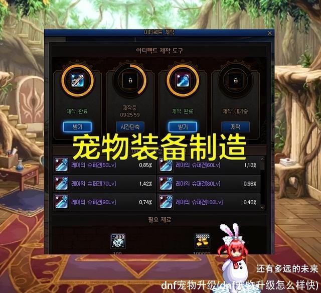 dnf宠物升级(dnf宠物升级怎么样快)