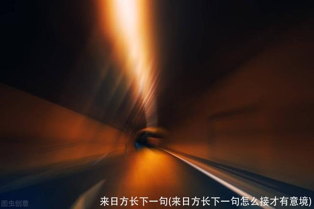 来日方长下一句(来日方长下一句怎么接才有意境)