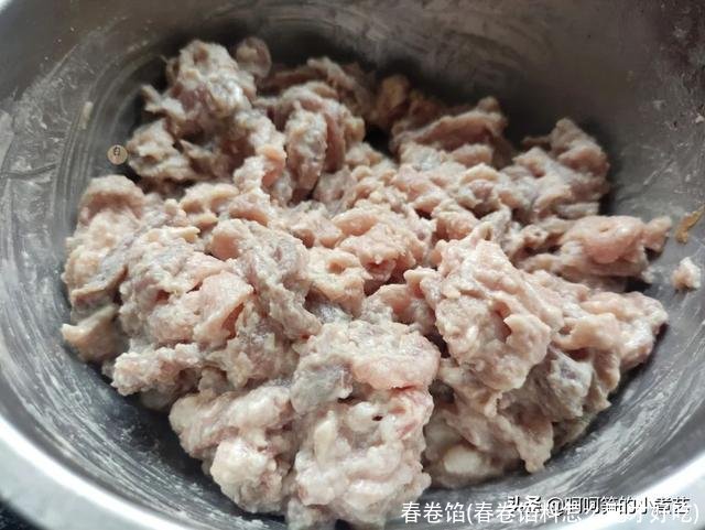 春卷馅(春卷馅料怎么配才好吃)