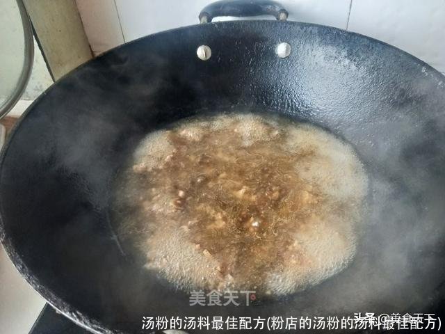 汤粉的汤料最佳配方(粉店的汤粉的汤料最佳配方)