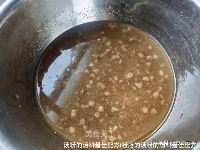 汤粉的汤料最佳配方(粉店的汤粉的汤料最佳配方)