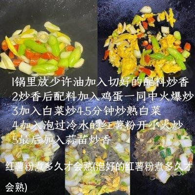 红薯粉煮多久才会熟(泡好的红薯粉煮多久才会熟)