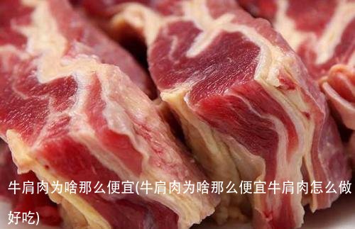 牛肩肉为啥那么便宜(牛肩肉为啥那么便宜牛肩肉怎么做好吃)