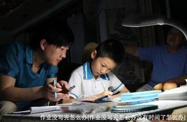 作业没写完怎么办(作业没写完怎么办没有时间了怎么办)