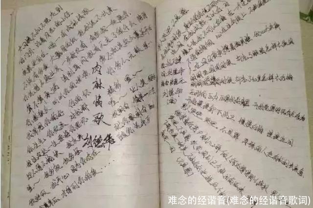 难念的经谐音(难念的经谐音歌词)