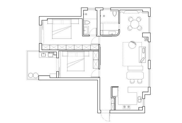 三室两厅两卫(三室两厅两卫户型图)