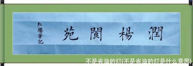 不是省油的灯(不是省油的灯是什么意思)