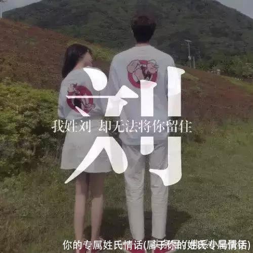 你的专属姓氏情话(属于你的姓氏专属情话)