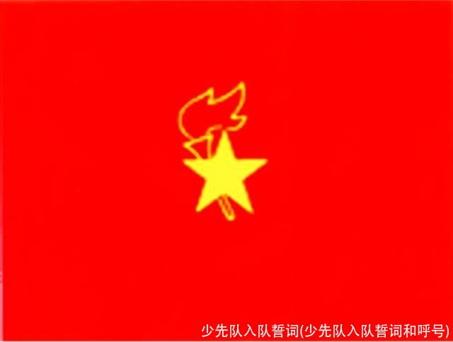 少先队入队誓词(少先队入队誓词和呼号)