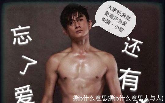 撕b什么意思(撕b什么意思人与人)