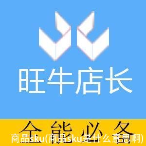 商品sku(商品sku是什么意思啊)