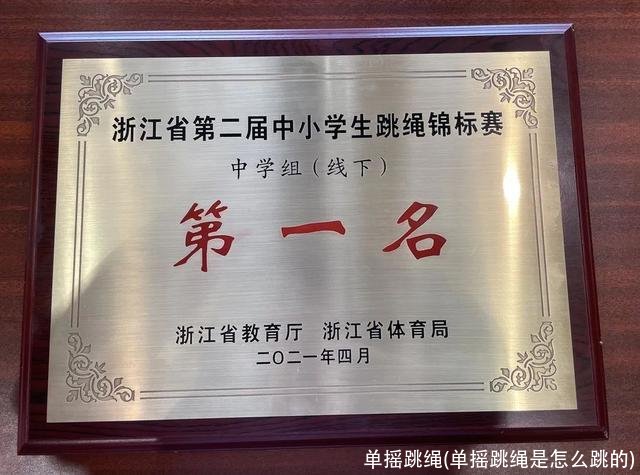 单摇跳绳(单摇跳绳是怎么跳的)