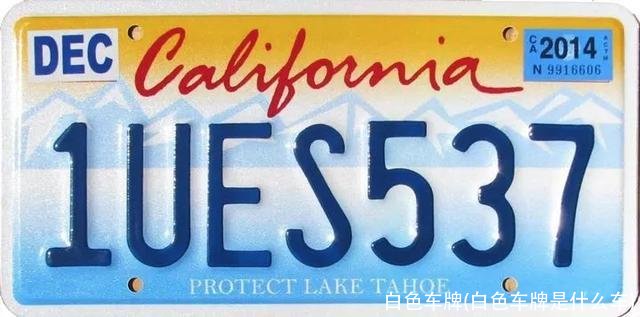 白色车牌(白色车牌是什么车)
